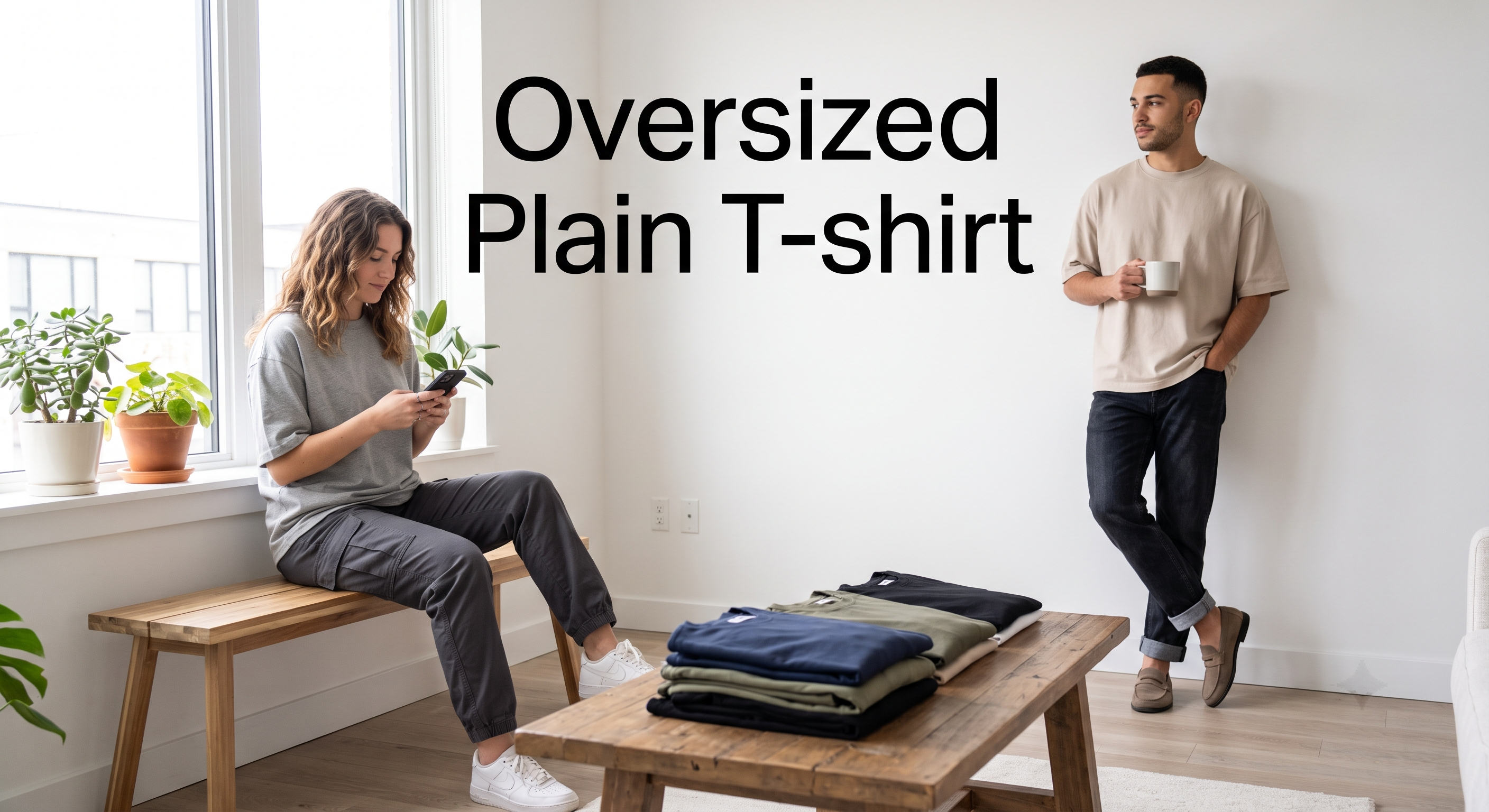 Oversized Plain T-shirt