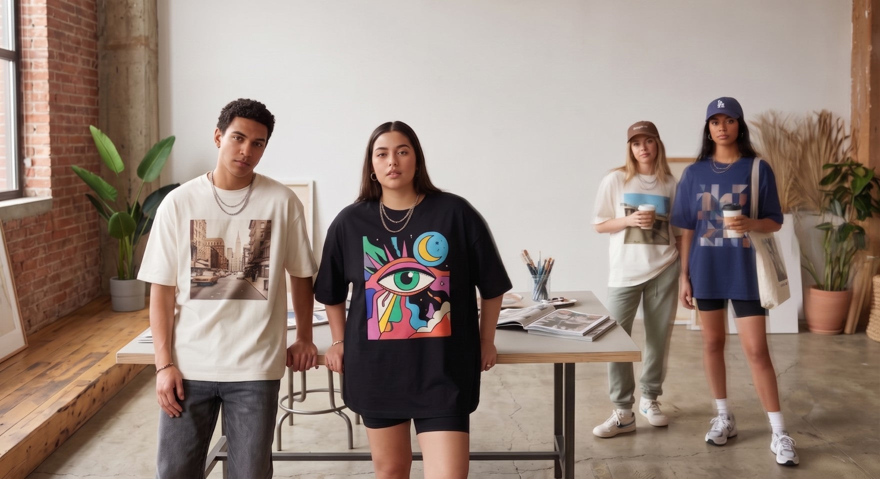 Oversized Printed T-shirt