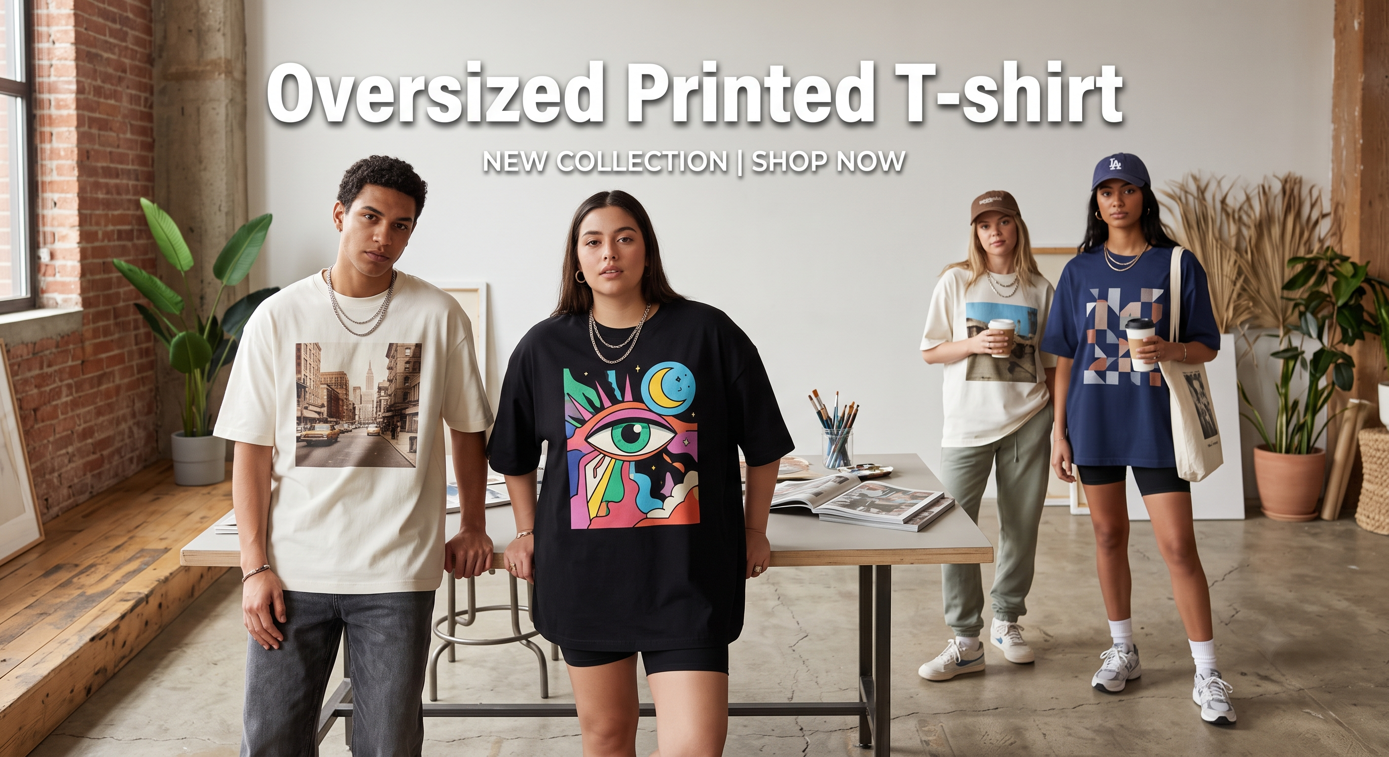 Oversized Printed T-shirt