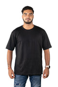 Oversized Plain T-Shirt Black