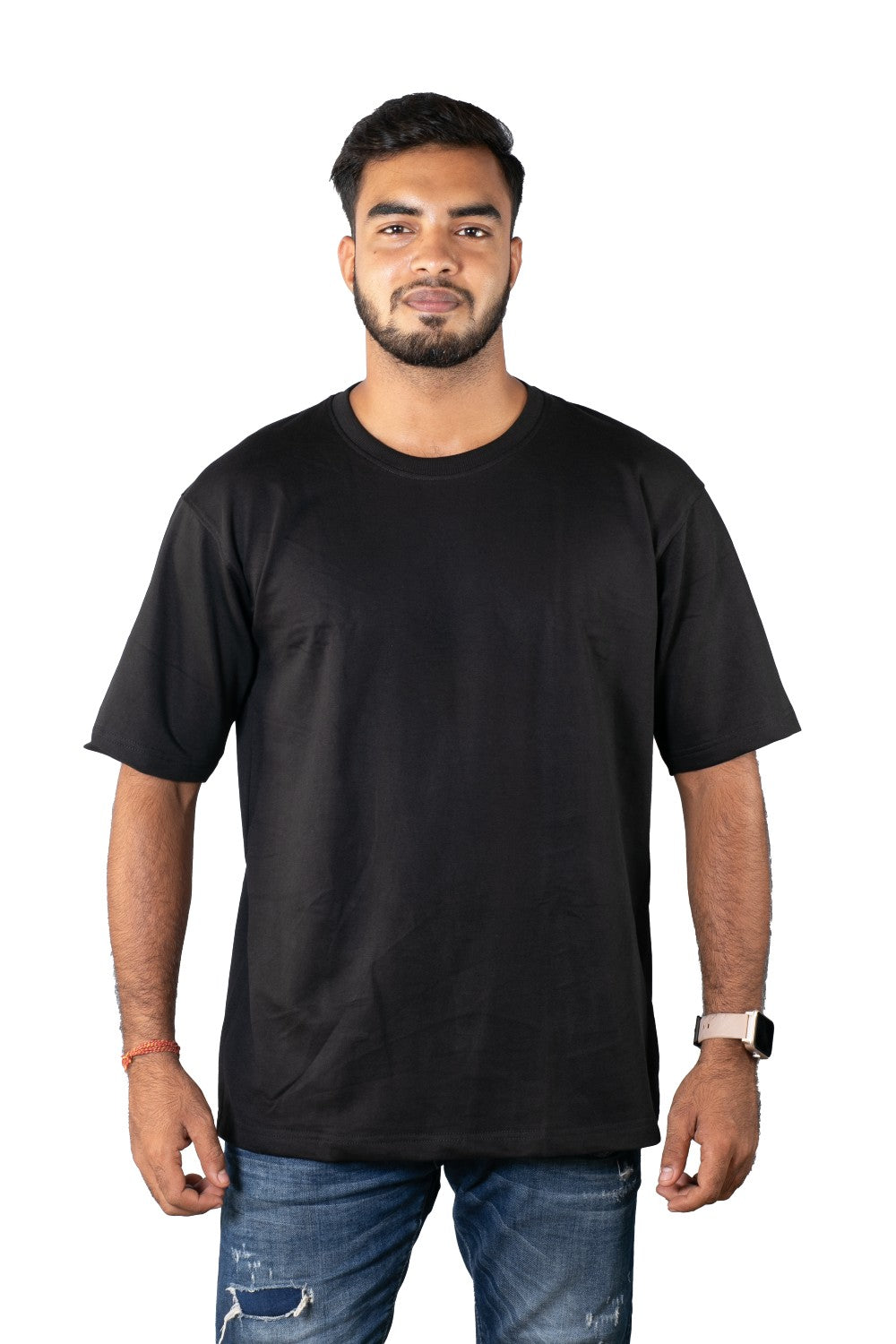 Oversized Plain T-Shirt Black