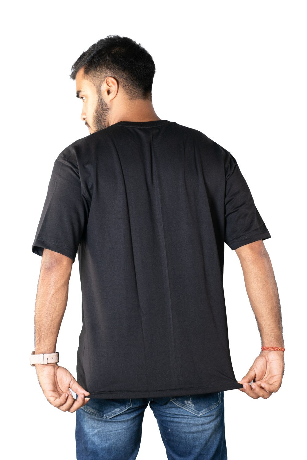 Oversized Plain T-Shirt Black