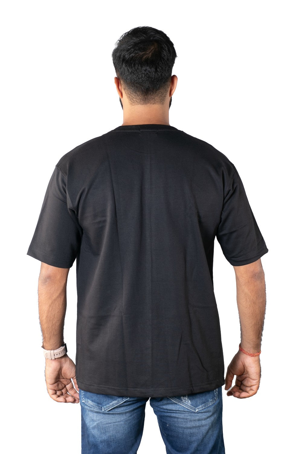 Oversized Plain T-Shirt Black