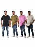 Over Size Plain T-Shirt Combo of Four